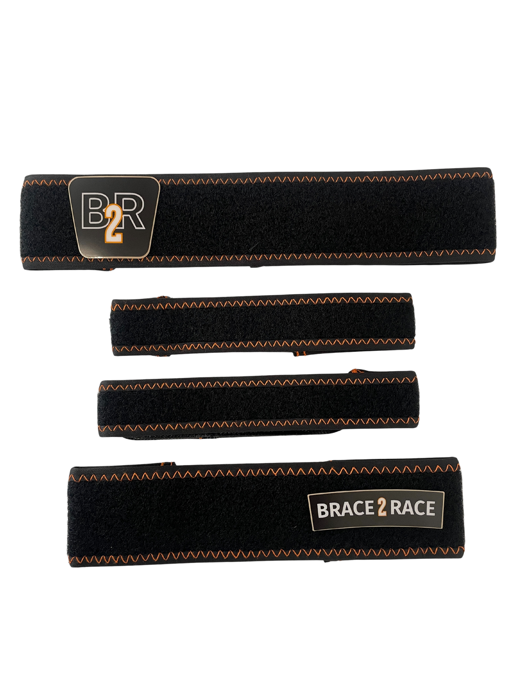 Set of 4 straps for one knee brace